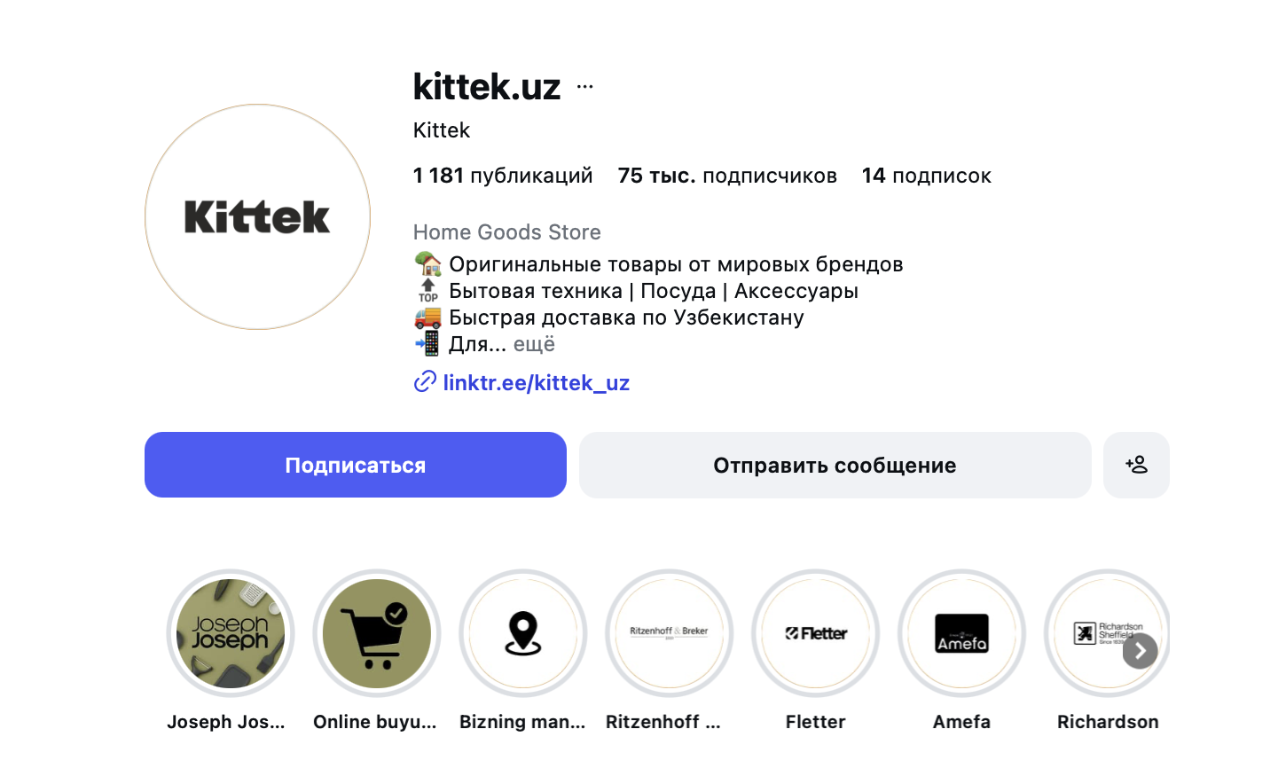 Kittek — Бренд · SMM-сопровождение